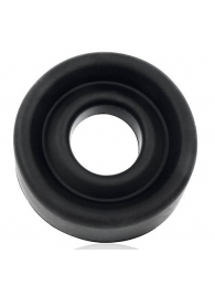 Черная гладкая насадка на помпу размера L - Sex Expert - в Находке купить с доставкой