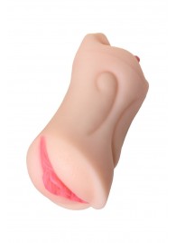 Телесный двусторонний мастурбатор Fruity Tongue - ротик и вагина - ToyFa - в Находке купить с доставкой