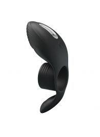 Черное кольцо на пенис с вибрацией Vibration Penis Sleeve - Baile - в Находке купить с доставкой