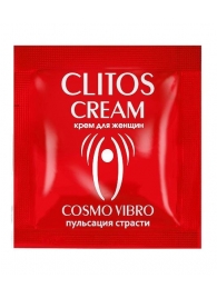 Пробник возбуждающего крема для женщин Clitos Cream - 1,5 гр. - Биоритм - купить с доставкой в Находке