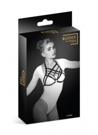Черная упряжь на грудь Clara - Bijoux Pour Toi - купить с доставкой в Находке