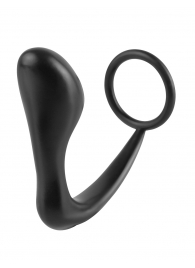 Эрекционное кольцо с анальной пробкой Ass-Gasm Cockring Plug - Pipedream - в Находке купить с доставкой