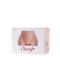Мастурбатор-полуторс Cherry с вибрацией и двумя любовными тоннелями - KOKOS - в Находке купить с доставкой