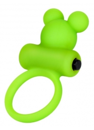 Зеленое виброкольцо на пенис A-Toys - A-toys - в Находке купить с доставкой
