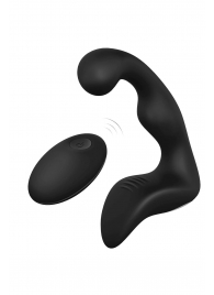 Черный вибромассажер простаты REMOTE BOOTY PLEASER - Dream Toys - в Находке купить с доставкой