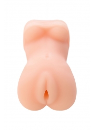 Телесный мастурбатор в виде женской фигурки - Toyfa Basic - в Находке купить с доставкой