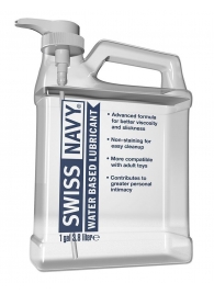 Канистра лубриканта Swiss Navy Water Based Lube на водной основе - 3,8 л. - Swiss navy - купить с доставкой в Находке
