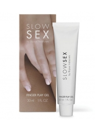 Гель для мастурбации с ароматом кокоса Slow Sex Finger Play Gel - 30 мл. - Bijoux Indiscrets - купить с доставкой в Находке