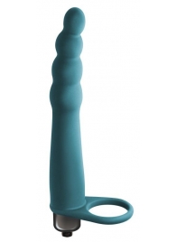 Зеленая вибронасадка для двойного проникновения Bramble - 16,5 см. - Lola Games - купить с доставкой в Находке