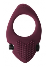 Бордовое эрекционное виброкольцо Pure Passion Sunset - Lola Games - в Находке купить с доставкой