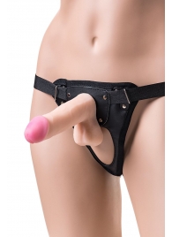 Телесный страпон на трусиках Realstick Hunter - 14,5 см. - ToyFa - купить с доставкой в Находке
