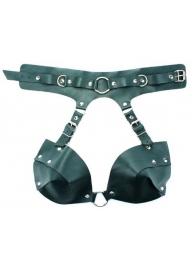 Изумрудная сбруя из ошейника с лифом Ladys Arsenal - БДСМ Арсенал - купить с доставкой в Находке