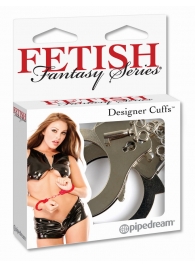 Металлические серебристые наручники Designer Metal Handcuffs - Pipedream - купить с доставкой в Находке