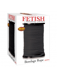 Черная веревка для связывания Bondage Rope - 60,9 м. - Pipedream - купить с доставкой в Находке