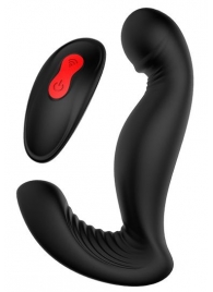 Черный вибромассажер простаты SWIRLING P-PLEASER - Dream Toys - в Находке купить с доставкой