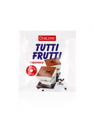 Пробник гель-смазки Tutti-frutti со вкусом тирамису - 4 гр. - Биоритм - купить с доставкой в Находке