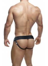 Черный мужской страпон DR. SKIN 6INCH HOLLOW STRAP ON - 16 см. - Blush Novelties - купить с доставкой в Находке