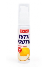 Гель-смазка Tutti-frutti со вкусом сочной дыни - 30 гр. - Биоритм - купить с доставкой в Находке