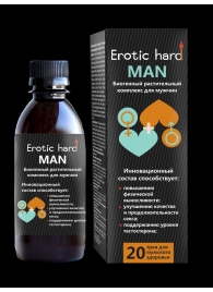 Мужской биогенный концентрат для усиления эрекции Erotic hard Man - 250 мл. - Erotic Hard - купить с доставкой в Находке