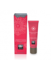 Возбуждающий интимный гель для двоих STIMULATION GEL Pomegranate   Nutmeg - 30 мл. - Shiatsu - купить с доставкой в Находке