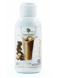 Интимный гель-смазка JUICY FRUIT с ароматом молочного шоколада - 100 мл. - БиоМед - купить с доставкой в Находке