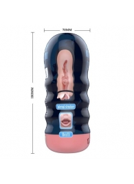 Мастурбатор-ротик Vacuum Cup Masturbator - Baile - в Находке купить с доставкой