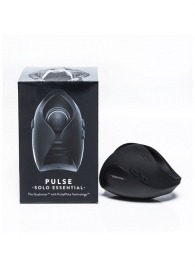 Черный инновационный мужской вибратор PULSE SOLO ESSENTIAL - Hot Octopuss - в Находке купить с доставкой