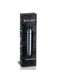 Рельефный фаллос для интенсивного электросекса Groovey George - 20 см. - MyStim - купить с доставкой в Находке