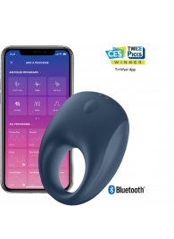 Эрекционное кольцо Satisfyer Strong One с возможностью управления через приложение - Satisfyer - в Находке купить с доставкой