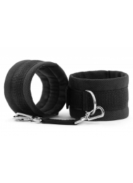 Черные наручники My rules на сцепке - БДСМ Арсенал - купить с доставкой в Находке