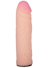 Пояс-трусики с насадкой Glamour Silver - 15,5 см. - LOVETOY (А-Полимер) - купить с доставкой в Находке
