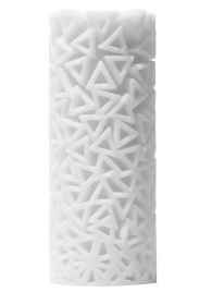 Белый 3D мастурбатор PILE - Tenga - в Находке купить с доставкой