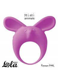 Фиолетовое эрекционное кольцо Fennec Phil - Lola Games - в Находке купить с доставкой