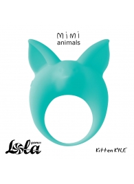 Зеленое эрекционное кольцо Kitten Kyle - Lola Games - в Находке купить с доставкой