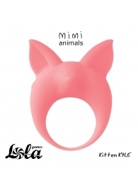 Оранжевое эрекционное кольцо Kitten Kyle - Lola Games - в Находке купить с доставкой