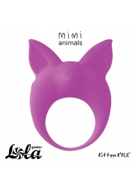 Фиолетовое эрекционное кольцо Kitten Kyle - Lola Games - в Находке купить с доставкой