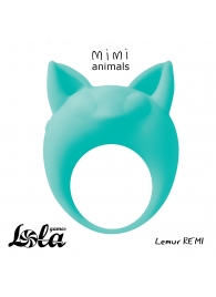Зеленое эрекционное кольцо Lemur Remi - Lola Games - в Находке купить с доставкой