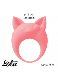 Оранжевое эрекционное кольцо Lemur Remi - Lola Games - в Находке купить с доставкой