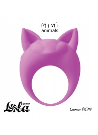 Фиолетовое эрекционное кольцо Lemur Remi - Lola Games - в Находке купить с доставкой