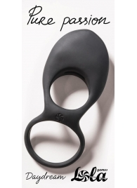 Черное эрекционное виброкольцо Daydream - Lola Games - в Находке купить с доставкой