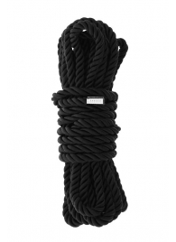Черная веревка для шибари DELUXE BONDAGE ROPE - 5 м. - Dream Toys - купить с доставкой в Находке