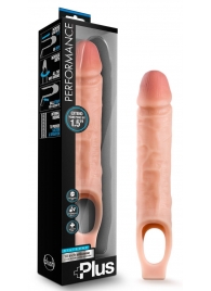 Телесный реалистичный фаллоудлинитель 10 Inch Silicone Cock Sheath Penis Extender - 25,4 см. - Blush Novelties - в Находке купить с доставкой