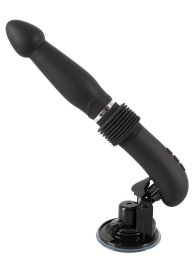 Черная секс-машина с поступательными движениями Fucking Machine - Orion - купить с доставкой в Находке