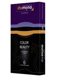 Разноцветные презервативы DOMINO Colour Beauty - 6 шт. - Domino - купить с доставкой в Находке