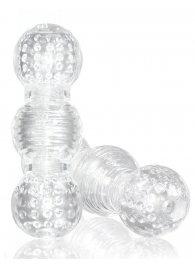 Прозрачный фигурный мастурбатор Master Stroker - Blush Novelties - в Находке купить с доставкой