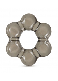 Дымчатое эрекционное кольцо Stay Hard Thick Bead Cock Ring - Blush Novelties - в Находке купить с доставкой