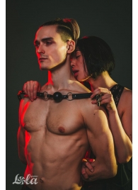 Черный кляп Love Addict на замочке - Lola Games - купить с доставкой в Находке