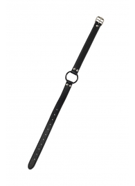 Черный кляп-кольцо Modesty - Lola Games - купить с доставкой в Находке