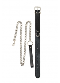 Черный ошейник с поводком Wild - Lola Games - купить с доставкой в Находке