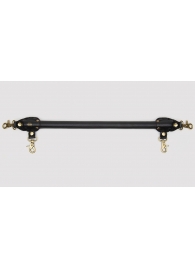 Черная распорка для ног Bound to You Faux Leather Spreader Bar - 50,8 см. - Fifty Shades of Grey - купить с доставкой в Находке